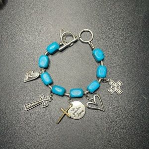 Natural turquoise Blessing Unlimited Bracelet